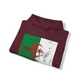thumbnail image 4 of Algeria Algerian Flag Pride Hoodie, Gifts, Hooded Sweatshirt, 4 of 4