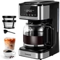 thumbnail image 1 of Cafetera de Goteo SANGKEE 12 Tazas Programable, 1.8L, 4H Mantiene Calor, 24H Timer, DPS2, 1 of 7