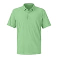 thumbnail image 2 of Men's Polo Shirts 3 Buttons Casual Work T Shirts Quick Dry Short Sleeve Golf Shirt Outdoor Performance Green S, 2 of 9