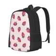 thumbnail image 2 of Daiia Hand Drawn Strawberry Backpack for Men and Women -Durable Backpack Large Capacity, Water-Resistant Bag with Adjustable Straps and Laptop Compartment, 2 of 9