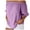Purple, variant on larppty Womens Off Shoulder Tops Linen Cotton Tunic Tops Long Sleeves Ruffle Balloon Sleeve Shirts Summer Casual Blouses(Purple, M)
