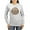 Ash Gray, variant on CafePress - Roundtuit Long Sleeve T Shirt - Women's Long Sleeve Graphic Casual T-Shirt