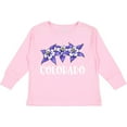 thumbnail image 3 of Inktastic Colorado Columbine Flowers Boys or Girls Long Sleeve Toddler T-Shirt, 3 of 5