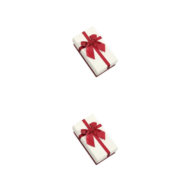 Billuyoard Caja de regalo, portátil, decorativa, bonita, colgante protector, pendiente, , caja de embalaje, contenedor, envoltura tipo 2 Tipo 2 2Conjunto
