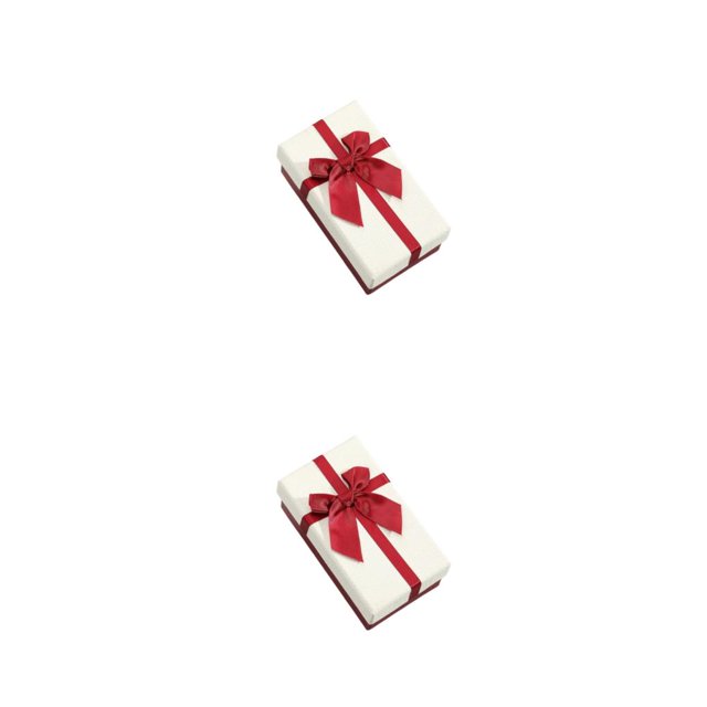 Billuyoard Caja de regalo, portátil, decorativa, bonita, colgante protector, pendiente, , caja de embalaje, contenedor, envoltura tipo 2 Tipo 2 2Conjunto