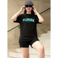 thumbnail image 2 of Retro College Style Florida T-Shirt Women -Image by Shutterstock, Female Small, 2 of 4