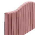 thumbnail image 5 of Modway Brielle Channel Tufted Performance Velvet Twin Headboard in Dusty Rose, 5 of 9