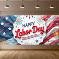thumbnail image 7 of Decorative Design Happy Labor Day Banner Festive Theme Colorful Display Patriotic Elements for Holiday Celebration Indoor Outdoor Display, 7 of 7