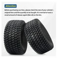 thumbnail image 5 of (2 Pack) 20x8.00-8 Lawnmower Tubeless Tire, 20x8-8 for Tractor Riding Lawn Mowers, 4 Ply, Light Turf-S Pattern, 5 of 7