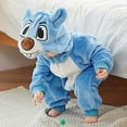 thumbnail image 5 of IROINNID Baby Bodysuit Long Sleeve Unisex Baby Romper Winter And Flannel Jumpsuit Cosplay Outfits,Blue, 5 of 5