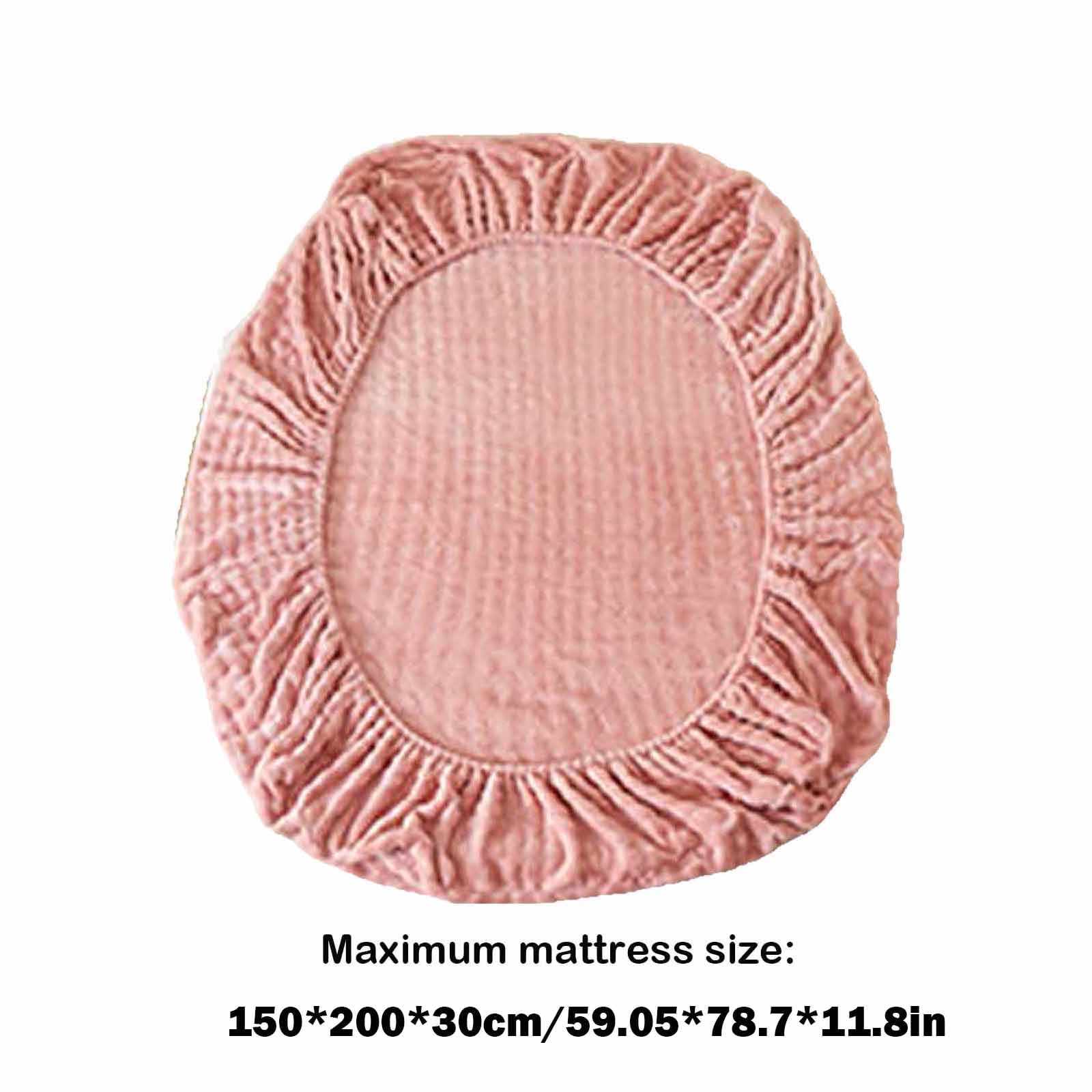 Mouliraty Bed Sheet Winter Velvet Bed Piece Padded Bed Cover Mattress Protector Thickened Velvet Bed Cover Velvet Bedspread