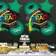thumbnail image 6 of PMU Congrats Grad Cap Balloon Bouquet | Graduation Decoration Mylar Balloons | Graduation Balloons Class of 2024 Decor | Celebrate Success with Vibrant Graduation Balloons | Green (5/Pkg) Pkg/1, 6 of 7