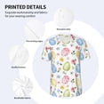 thumbnail image 5 of Fotbe Easter Egg3 Baseball Jersey Shirt for Men and Women, Casual Short Sleeves Button Down T-Shirt-XX-Large, 5 of 9