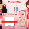thumbnail image 2 of Kit de pintura Zhanmai, 112 unidades, cascanueces navideños con caballetes, 2 of 7