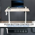 thumbnail image 5 of VIVO Electric 44" x 24" Sit Stand Desk Workstation, Light Wood Top, White Frame, 5 of 8