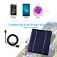 thumbnail image 3 of Fuente portátil Irfora 2.5W / 5V / 3.7V Cargador solar portátil con puerto USB Compacto Cargador de teléfono con panel solar para acampar Senderismo Viajes Irfora Fuente portátil, 3 of 7