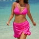 thumbnail image 5 of Traje de Baño con Falda Inferior 2025 Primavera Moda Conservadora, Color Sólido Dividido Conjunto de Trajes de Baño Conjuntos, 5 of 7