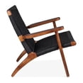 thumbnail image 4 of Lavaca Lounge Chair White-Natural with solid ash wood and rattan weave, 4 of 4