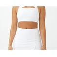 thumbnail image 3 of Cotton On Body Womens Smoothing Cut Out Vestlette Top White XL, 3 of 3