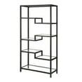 thumbnail image 5 of Evelyn&Zoe Johann 68" Tall Rectangular Bookcase, Satin Nickel, 5 of 7