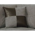 thumbnail image 3 of Fuego Sectional 103.5" Wide Left Hand Facing Linen Fabric Upholstered Sofa & Chaise with Ottoman, 3 of 4