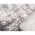 thumbnail image 5 of Unique Loom 3141440 3 ft. 3 in. x 19 ft. 8 in. Larvotto Sofia Runner Rug, Gray, 5 of 5