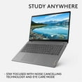 thumbnail image 4 of Lenovo IdeaPad 3 Laptop, 15.6" FHD Display, AMD Ryzen 7 5700U, 24GB RAM, 2TB SSD, Backlit KB, SD Card Reader, HDMI, Webcam, Wi-Fi 6, Windows 11 Home, Grey, 4 of 5