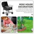 thumbnail image 2 of Miniature Barbecue Grill Bbq Grilling Rack Doll House Decoration Kitchen Playing Prop, 2 of 6