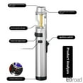thumbnail image 6 of Windproof Jet Torch Lighter, Refillable Butane Gas Lighter With Strong Flame For Kitchen Cooking, Cigar, BBQ & Camping, Metal Build (Fuel Not Included) - Gift For Men, 6 of 28
