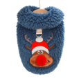thumbnail image 1 of Ropa navideña para perros Trajes de invierno Suéter para perros pequeños Chaleco Suéteres para perros pequeños Abrigo polar cálido Ropa para gatos para chihuahua M, 1 of 5