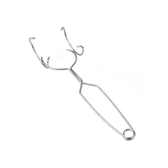 Small Whip Tongs for 250 Gram Ceramic Crucible Dishes for Precious Metal Casting - TONG-0019