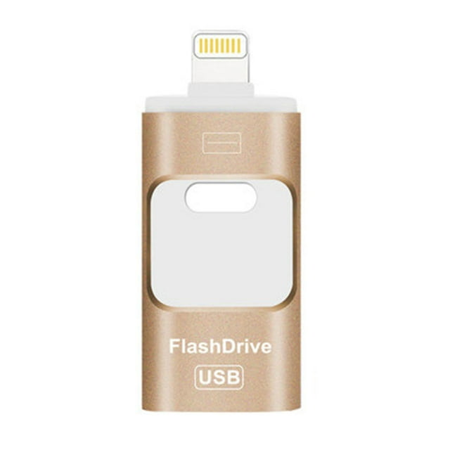 Hweilai Clé USB, Clé USB 3.0 3 en 1, Clé Photo Stockage Externe pour iPhone iPad Android Ordinateur