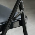 thumbnail image 6 of paproos PU Leather Dining Chairs, Kitchen Chairs Set of 4, Side Chair for Dining Room Living Room, Black, 6 of 8