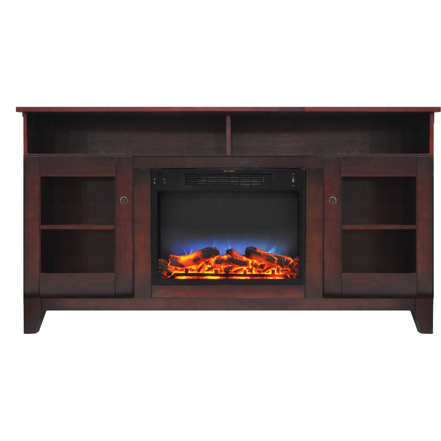 Cambridge Savona Electric Fireplace Heater With 59 Entertainment Cambridge Savona Electric Fireplace Heater With 59 Entertainment Stand And Multi Color Led Flame
