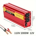 thumbnail image 1 of EASTIN 2000W Car Power Inverter  Portable Automatic Power Adapter for Vehicles and Ships  12V to 110V US Standard Socket Transformer, 1 of 5