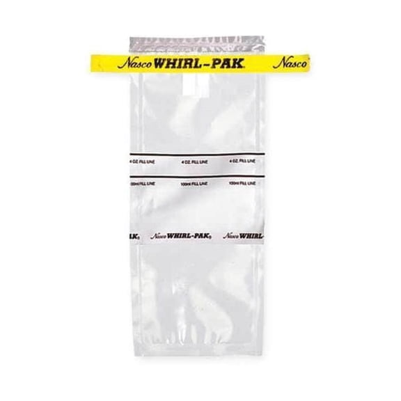 Whirl-Pak Sampling Bag,4 fl oz,7.25in,3 in,PK500 B01062