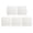 White-WH Home Decor, variant on JJV 5 Pcs Plastic Garden Fence Picket Fence Edgings for Lawns Flowerbeds Plants Borders Decorative Yard Border Modern Design Weather Resistant Black