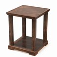 thumbnail image 5 of Waterproof End Table for Living Room, Easy Assembly Side Tables, Modern Bedside Nightstand, 2'' Tabletop Thickness, Vintage Brown, 5 of 9