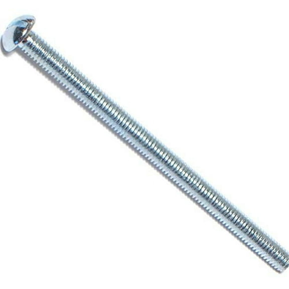 #10-32 x 3" Zinc Slotted Round Head Machine Screws MSCRS-451 (20 pcs.)