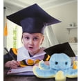 thumbnail image 6 of DolliBu Blue Octopus Graduation Plush Toy - Super Soft Graduation Stuffed Animal Dress Up with Gown & Cap with Tassel Outfit - Cute Congratulatory Graduation Gift - 9.5 Inches, 6 of 6