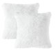 thumbnail image 1 of 2 Pieces Fluffy Pillow Covers, Square Faux Fur Pillows Soft Artificial Fur Throw Pillowcase Fluffy Fur Fur Pillows Decorative Throw Pillows, 1 of 4