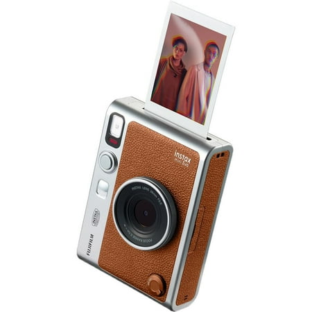 FUJIFILM INSTAX MINI EVO Hybrid Instant Camera | Brown