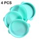 thumbnail image 1 of Juego de 4 piezas molde redondo para pastel de silicona de 8 pulgadas para hornear, 1 of 3