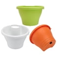 thumbnail image 4 of Hanging Flower Pot Assorted Color Durable Plastic for Decoration Adorable Home Garden Ornament 3 Pcs, 4 of 9