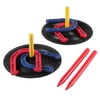 Rubber Horseshoes Game Set for Outdoor and Indoor Games - Perfect for Tailgating, Camping, Backyard by Hey! Play!