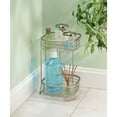 thumbnail image 2 of iDesign Forma 2 Tier Metal Shelf Organizer, Satin Silver, 15.25" x 9.5" x 9.5", 2 of 5