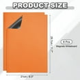thumbnail image 2 of Tableau Effaçable à Sec, A4 8 Pack Tableau de Calendrier pour Réfrigérateur Aimants Tableau Blanc, Orange, 2 of 6
