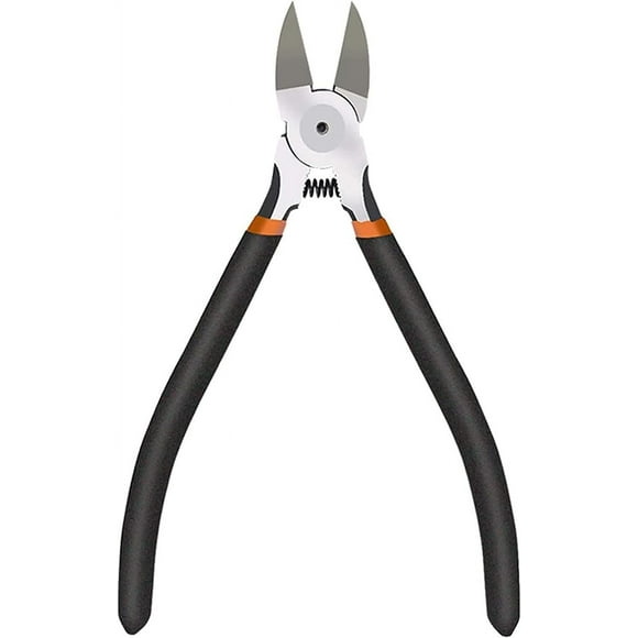 Heavy-duty Flush-cut Side Cutter, Precision Wire Cutter with Comfortable Anti-slip Handles, Reliable for General Use (6 Inch)