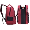 thumbnail image 4 of FUZHIQ Solid Color School Backpack for Ages 3rd 4th 5th 6th Grade Multi Compartment Top Handle Bookbag Middle School Students, 4 of 8