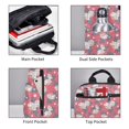 thumbnail image 4 of Naloa Rose Flowers Print Lightweight DayBackpack Suitable for school, work, shopping, travel, etc., 4 of 5